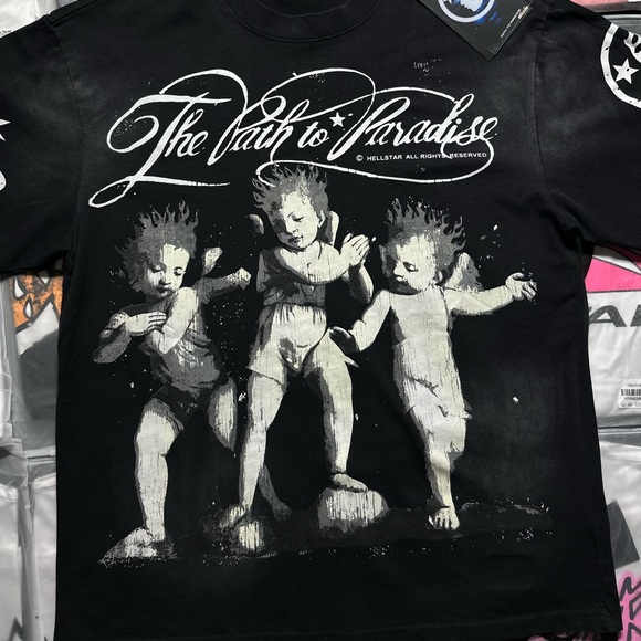 Hellstar Cherubs T-Shirt 'Black’ - Picture 3 of 7